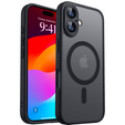 Matt tok iPhone 17 készülékhez, Magsafe-hoz, matt fekete