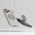 Ringke tok iPhone 17 Pro Max készülékhez, szilikon mágneses MagSafe, Stone