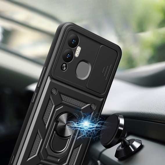 Telefontok a Infinix Hot 12 Play 4G, CamShield Slide, fekete