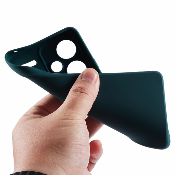 Telefontok a Xiaomi Redmi Note 13 Pro+, Silicone Lite, sötétzöld