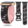 Szilikon szíj Apple Watch 1/2/3/4/4/5/6/7/8/9/SE/ULTRA/ULTRA 2 42/44/45/45/49MM órához