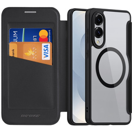 Dux Ducis Telefontok a Samsung Galaxy S25 Edge, Skin X Pro, MagSafe, fekete