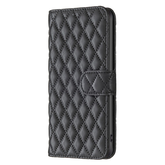 Pattintható tok a Infinix Hot 30, Wallet, BINFEN COLOR, fekete
