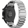 PASEK DO órához HUAWEI WATCH 2 3 4 5 GT GT2 GT3 GT4 GT5 PRO GT2e 2e 46MM 48MM ezüst