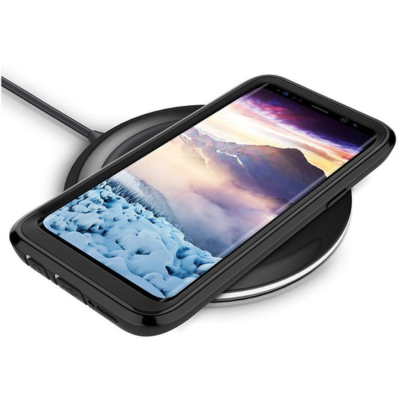 Tok Samsung Galaxy S9 készülékhez, Shockproof, fóliával, kék