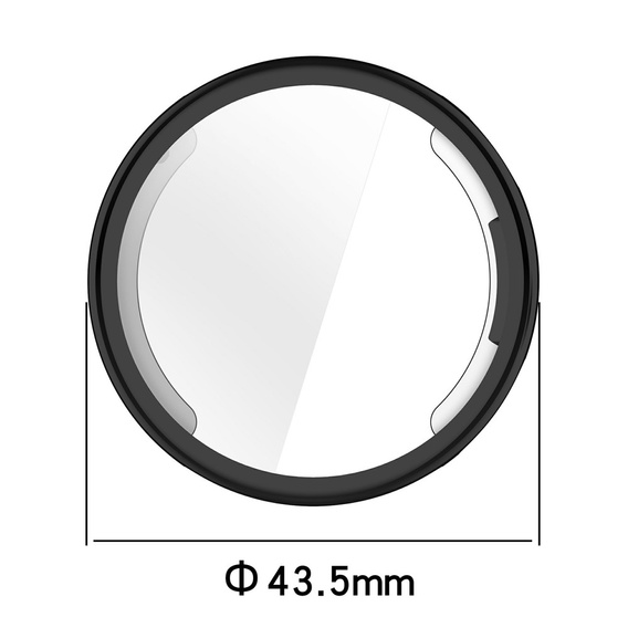 2 az 1-ben tok képernyővédővel a Xiaomi Watch S4 41 mm-es modellhez