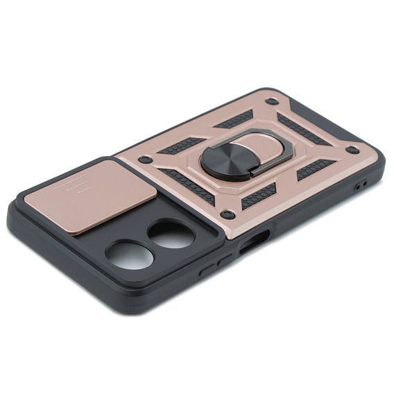 Telefontok a Oppo A38 4G / Oppo A18 4G, CamShield Slide, rózsaszín rose gold