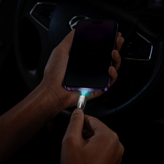 Baseus Glimmer USB-C és Lightning 20W 2m kábel iPhone-hoz
