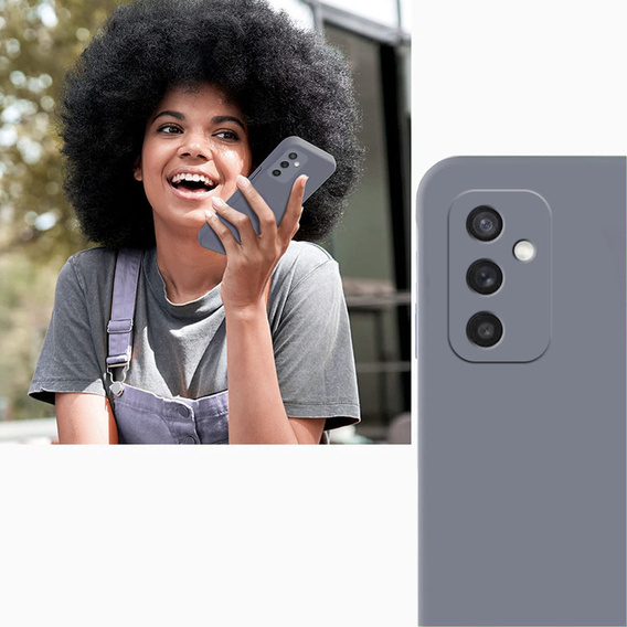 Telefontok a Samsung Galaxy M52 5G, Silicone Lite, levendula
