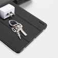 Tok Samsung Galaxy Tab S10+ Plus-hoz, Dux Ducis Domo, fekete