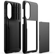 Telefontok a Samsung Galaxy S25 Edge, Sliding Card Holder, fekete