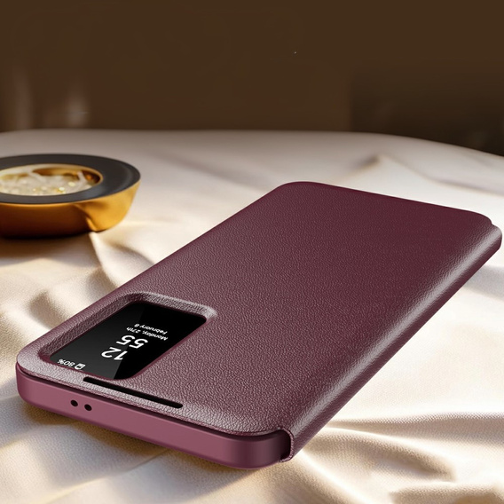 Flip tok Samsung Galaxy A56 5G, Smart View Wallet, bordó