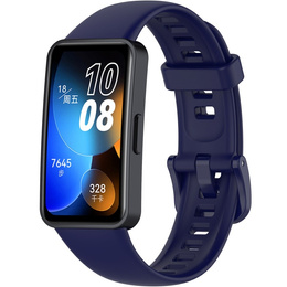 Silikonowy Gumowy Pasek do Huawei Band 8, granatowy