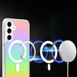 Tok a Samsung Galaxy S24 FE, Fusion Hybrid, MagSafe-hoz, többszínű + üveg a képernyőhöz