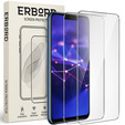 2x edzett üveg a Huawei Mate 20 Lite, ERBORD 9H Hard Glass a képernyőn
