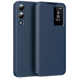 Flip tok Samsung Galaxy S25 Edge, Smart View Wallet, kék
