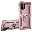 Páncélozott telefontok a Xiaomi Redmi Note 10/10S, Nox Case Ring, rózsaszín rose gold