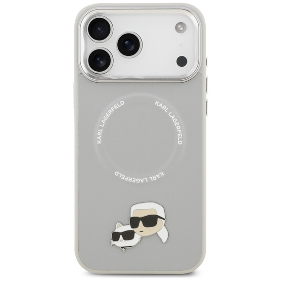 Karl Lagerfeld Karl & Choupette Pins MagSafe tok iPhone 17 Pro-hoz