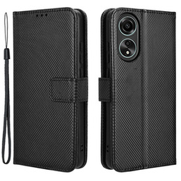 Pattintható tok a Oppo A58 4G, Smart Magnet, fekete