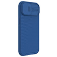 Nillkin páncélozott tok iPhone 15 Plus készülékhez, CamShield Pro, kék