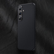 BENKS Kevlar tok Samsung Galaxy S24, MagSafe, Carbon Fiber, fekete