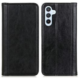 Telefontok a Samsung Galaxy A56, Wallet Litchi Leather, fekete