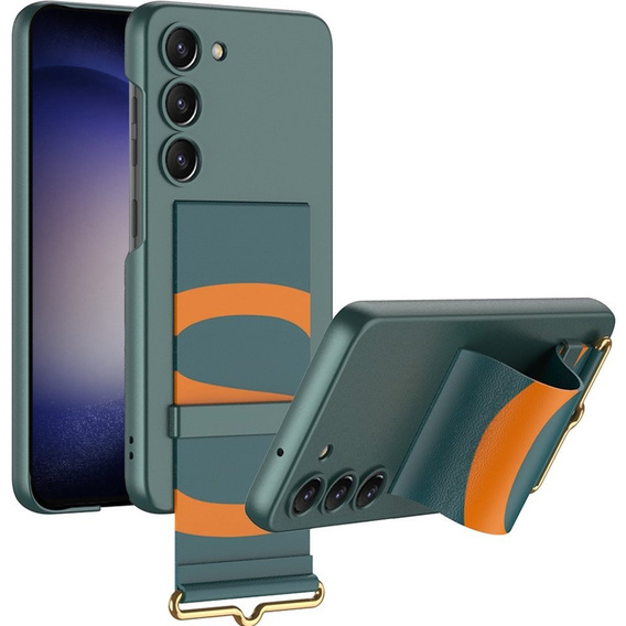 Telefontok a Samsung Galaxy S23, GKK Strap Case, zöld