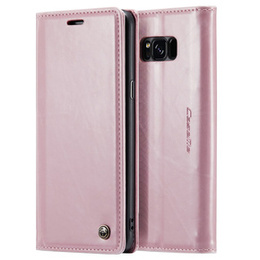 CASEME flip tok Samsung Galaxy S8, Waxy Textured, rózsaszín