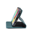 CASEME tok Samsung Galaxy A71, Leather Wallet Case, zöld