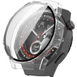 2in1 tok + edzett üveg a Huawei Watch GT 5 Pro 46mm-hoz, átlátszó