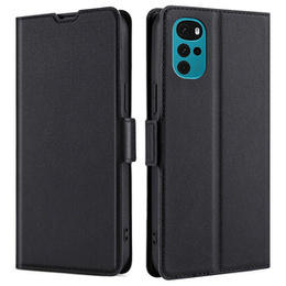 Pattintható tok a Motorola Moto G22, Magnetic Clasp, fekete