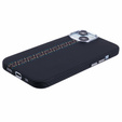 Tok iPhone 15, Carbon Fiber MagSafe, fekete