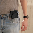Páncélozott tok Samsung Galaxy Z Flip 4 5G készülékhez, Dexnor Clip Holder, fekete