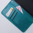 Pattintható tok a Motorola Moto G54 5G, Butterfly, kék