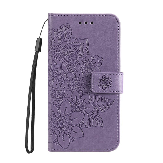 Pattintható tok a Samsung Galaxy A13 4G, Mandala Flower, lila