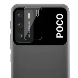 Edzett kameraüveg Xiaomi Poco M3, kék