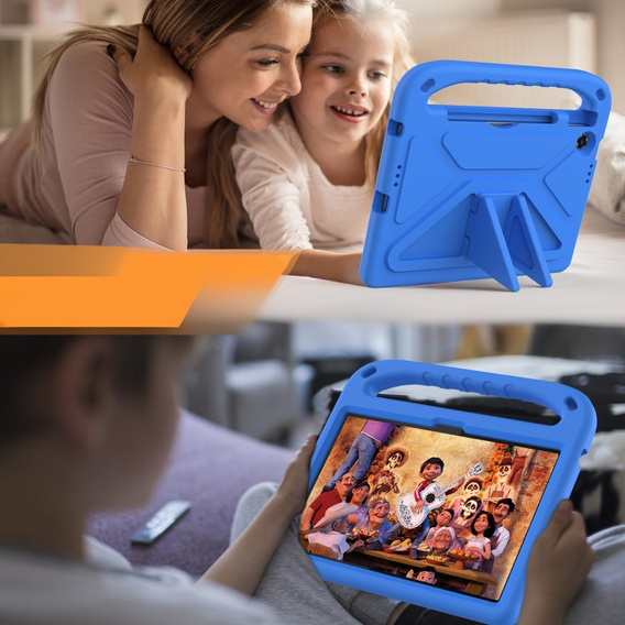 Gyermek tok Lenovo Tab TB311FU, gyermek tok fogantyúval, kék