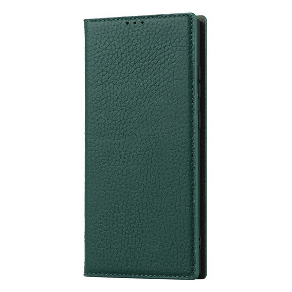 Bőr tok a Samsung Galaxy S23 Plus, ERBORD Grain Leather, zöld