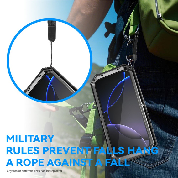 R-JUST páncélozott tok állvánnyal iPhone 17 Pro Max készülékhez