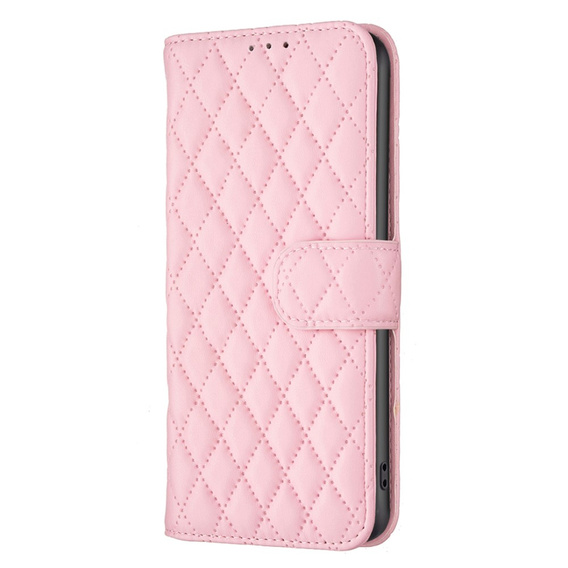 Pattintható tok a Xiaomi Redmi Note 13 Pro 5G, Wallet, BINFEN COLOR, rózsaszín