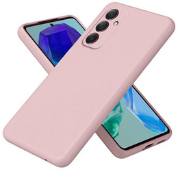 Telefontok a Samsung Galaxy M55 5G, Silicone Lite, rózsaszín