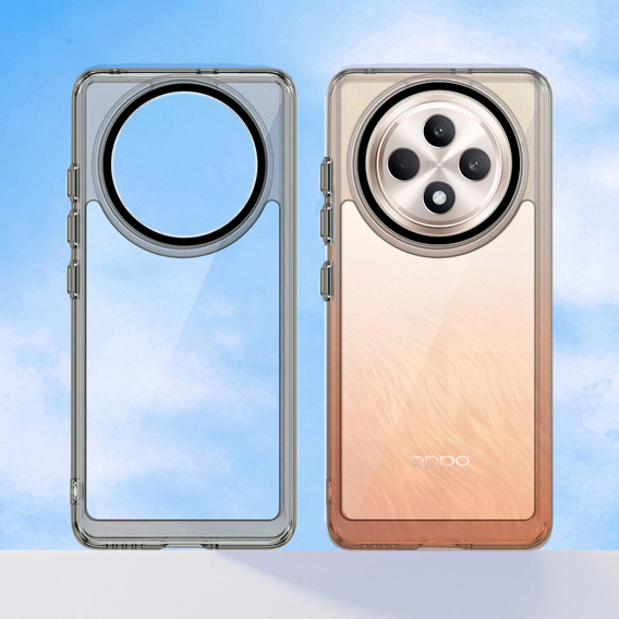 Telefontok a Oppo Reno 12FS / 12F, Fusion Hybrid, átlátszó / fekete