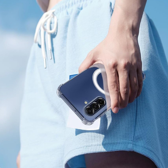 Tok Samsung Galaxy A17 5G, MagSafe-hoz, megerősített, átlátszó