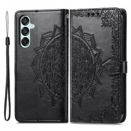 Pattintható tok a Samsung Galaxy M15 5G, Mandala, fekete