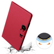 Tok Lenovo Tab M10 Plus 10.6 Gen 3, pánttal, animal, piros