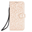 Flap tok Realme Note 70T 4G, Wallet Rhombus, arany