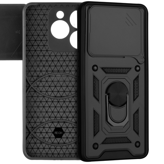 Telefontok a Realme C61, CamShield Slide, fekete