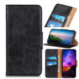 Pattintható tok a OnePlus Nord 2 5G, Split Leather Wallet, fekete