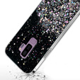 Telefontok a Samsung Galaxy S9+ Plus, Glittery, fekete