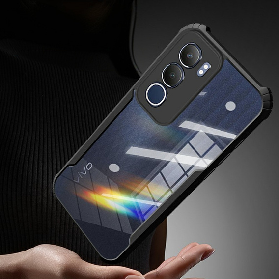 Telefontok a Vivo Y19s, AntiDrop Hybrid, fekete
